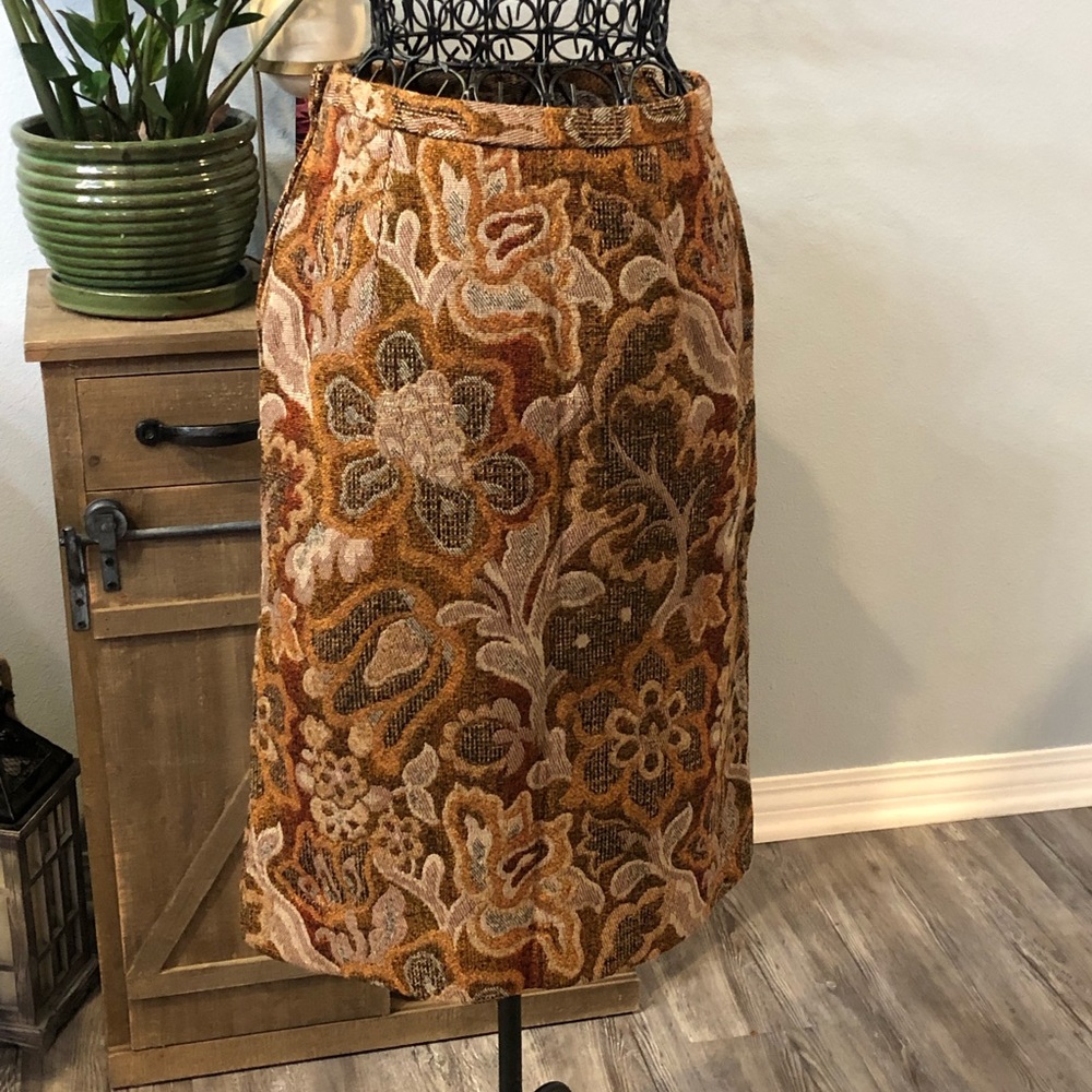 Handmade brown Vintage style skirt